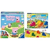 Ravensburger 20608 - Peppa Pig Lotti Karotti, Spiele-Klassiker mit den Serienhelden aus Peppa Pig & Kinderspiel 21420 - Tempo kleine Schnecke, Das spannende Schneckenrennen