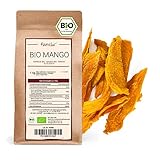 Kamelur 1kg BIO Mango getrocknet, ungeschwefelt und ungezuckert - getrocknete Mango (dried mango) ohne Zucker-Zusatz