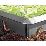 bellissa Schneckenblech verzinkt Variante, Schneckenblech 14-teiliges Set, 10x Schneckenblech + 4X Eckteil