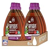 Botanical Origin Weichspüler für Bio-Kleidung, geeignet für empfindliche Haut, frischer Duft und wilde Lavendel, 270 Wäschen
