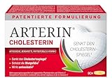 Arterin CHOLESTERIN - Nahrungsergänzungsmittel mit Phytosterolen und Vitamin C - senkt den Cholesterinspiegel(1) und hat eine antioxidative Wirkung(2) - 1 x 90 Tabletten