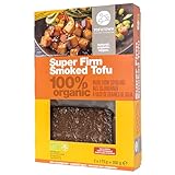 TofuTown Bio Super Firm Smoked Tofu (6x350g) | Handgefertigt aus Europäischen Bio-Sojabohnen | Hoher Proteinanteil & Rauchiger Geschmack, Vegan, Tofu geräuchert | Ideal als Fleischersatz