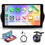 Hodozzy Autoradio 4G+128G für Citroen Nemo/Peugeot Bipper/FIAT Fiorino Qubo 2008-2017 Android 10 Zoll InCell Touchscreen Navi Carplay Wireless Android Auto, Radio Doppel Din Bluetooth DSP WiFi FM RDS