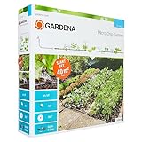 Gardena Start Set Pflanzflächen: Micro-Drip-Gartenbewässerungssystem zur individuellen, flexiblen Bewässerung von Blumen- und Gemüsebeeten (13015-20)