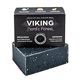 Viking Nordic Forest Peeling-Seife Männer Mens Natural Shower Soap, Naturkosmetik, Naturseife, 100g, keine chemischen Zusätze, vegan, tierversuchsfrei, Meduna