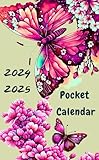 Pocket Calendar 2024-2025 For Purse: 2-Year Schedule Monthly Organizer from January 2024 to December 2025 Small Size