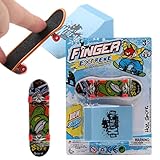 Lumiscent Professionelles Finger-Skateboard, Spielzeug-Skateboard Mit Schraubendreher, Skateboard-Rampen-Set, Skateboard-Geschenk Für Kinder Und Partygeschenke