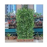 Künstlicher Bambus-Sichtschutz – langlebige Außenwand aus künstlichem Bambus für Garten, Innenhof und Eingang – perfekt zum Verstecken von Klimaanlagen und Mülleimern