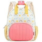 GAGAKU Kinderrucksack Mädchen kinderrucksack Kleinkind Rucksack für 2-5 Jahre Kinder kindergartenrucksack Mini Tagesrucksack Reisetasche - Regenbogen