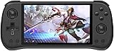 X55 Handheld-Spielkonsole,5,5-Zoll-IPS-Bildschirm,Retro-Videospielkonsole mit 256G TF-Karte und 30000 Spielen,eingebauter 4000-mAh-Akku,unterstützt WLAN und Bluetooth,HDMI-Schnittstelle (Black-256G)