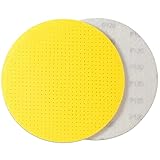 Selead Schleifpapier 225mm Klett Dauerhafte Schleifpads 25 Stück Korn 120 Schleifscheiben Perforiert Schleifblätter Round f. Trockenbauschleifer Schleifgiraffe Deckenschleifer