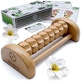 HELDSON® Fußmassageroller Holz - FSC®100% - Fußmassagegerät - Massage Roller für Fußmassage - Foot Massager - Fussmassageroller - Fussmassagegerät - Massagegerät für Füße - Fersensporn