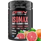 Isomax - 1000g Isotonisches Getränkepulver mit Maltodextrin, Glukose, Kokoswasser, Aminosäuren, Elektrolyten & Vitaminen - Vegan - mit Palatinose™, CocoMineral®, Aquamin® (Grapefruit)