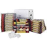 1152x Anzündwürfel Kaminanzünder Kohleanzünder Anzünder Würfel BBQ Grillanzünder Ofenanzünder für Kamin und Ofen Kohlenanzünder Anzündwolle Anmachwürfel Flamax