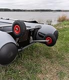 Heckräder Slipräder Schlauchbooträder Transporträder Edelstahl Schlauchboot I-Form