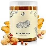 KoRo Erdnussmus - 1 kg Vorratspackung - Cremige Konsistenz - Ohne Zuckerzusatz* & Stabilisatoren - Erdnussbutter aus 100% gerösteten Erdnüssen