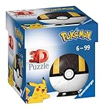 Ravensburger 3D Puzzle 11266 - Puzzle-Ball Pokémon Pokéballs - Hyperball - [EN] Ultra Ball - 54 Teile - für Pokémon Fans ab 6 Jahren