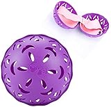 BH-Waschball, BH-Reinigungsball verhindert Schäden beim Waschen, 13 x 17 cm, für Größen bis 85D (lila)