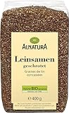 Alnatura Bio Leinsamen Geschrotet, 400 g