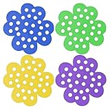 Flkiglm 4 Stück Schwimmende Bieneninsel, Bienentränke Für Den Garten, Bienentränke Tablett, Bienenbewässerung, Schmetterlings Bienenfutter, Bienenbad, Gartendekoration