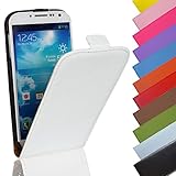 Eximmobile - Flip Case Handytasche für Samsung Galaxy S6 in Weiss | Kunstledertasche Samsung Galaxy S6 Handyhülle | Schutzhülle aus Kunstleder | Cover Tasche | Etui Hülle in Kunstleder