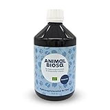Animal Biosa Bio Ergänzungsfuttermittel für Tiere mit fermentierten Kräutern, pflegt Verdauungstrakt, Nahrungsergänzungsmittel zuckerfrei (500 ml)