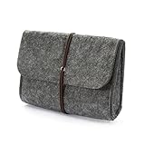 Oblique-Unique Filz Täschchen für Zubehör & Accessoires (Medium Grau)