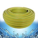 Gartenschlauch Wasserschlauch 3/4 Zoll (19mm) 50m universal Gelb Schlauch