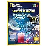 National Geographic Science Magic Kit – Wissenschaftliches Set für Kinder mit 50 einzigartigen Experimenten und Zaubertricks, Chemie-Set und STEM-Projekt, EIN tolles Geschenk für Jungen und Mädchen