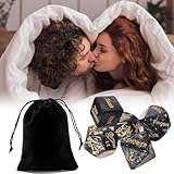 5er Würfelspiel-Set, Sexstellungen Würfel für Paare Sex Spiel 36 Position Lehrbuch Würfel Spiel, Humorspiel Paar Partyspiele Schlafzimmer Geschenk für Paar Erwachsene Sex Liebhaber