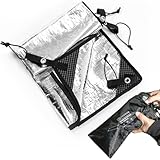 HIKEMAN Alu Isomatte Schaummatten Wärmeisolierend - Isoliermatte aus Aluminiumfolie,Faltbare Zeltmatte Bodenmatte Thermomatte Matte aus Aluminiumfolie für Camping Yoga Sport (125 * 200cm)