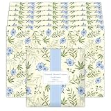 LA BELLEFÉE Frisches Leinen Duftendes Schrankpapier, Schubladeneinlagen Perfekt für Kommode, Kleiderschrank, Schubladen, Regalen, Schrankduft, 6 Blatt