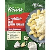 Knorr Spaghetteria Sauce Quattro Formaggi 4 Sorten Käse und Basilikum, 1er Pack (1 x 250 ml)