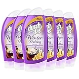 Duschdas Duschgel Winter Feeling Duschbad mit Orangenblüten- und Tonkabohnenduft dermatologisch getestet 250 ml 6 Stück