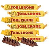 Toblerone Milchschokolade mit Honig und Mandelriegeln, 06 Stück