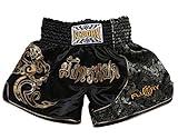 FLUORY Muay Thai Fight Shorts, MMA Shorts Bekleidung Training Käfig Kampf Grappling Martial Arts Kickboxing Shorts Kleidung