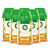 Air Wick Freshmatic Max Raumspray – Nachfüller für den Air Wick Freshmatic Max – Duft: Pure Mandarine und Limette – 6 x 250 ml Nachfüller