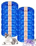 NETONDA 12-Pack Nachfüllfolie Katzenstreu-Entsorgungseimer Nachfüllkassette Katzenmülleimer Nachfüllbeutel Katzenstreuentsorgungseimer Nachfüllfolien Katzen-Mülleimer Geruchsdichte Strapazierfähige