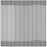 WhSunVo Laubsägeblätter-Set, 16,5 cm, Hartstahl, Holzschneidsägeblätter, Set, Holzschneiden, Laubsägeblatt, Ersatz, sauberer Schnitt, für Holz, Kunststoff, Leder, 35 Stück