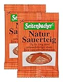 Seitenbacher Natur Sauerteig I 2 Portionsbeutel I flüssig I sofort einsetzbar I 5er Pack (5x150 g)…