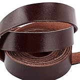 2M Lederband Breit 2cm Lederriemen Flach Klassik Vintage Bänder für DIY Armband Halskette Schmuck Handwerk