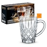 Nachtmann 2-teiliges Teegläser Set, 347 ml, Noblesse, 103771, Kaffeegläser aus Kristallglas, Gläser für heiße Getränke, spülmaschinenfest