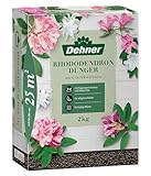 Dehner Rhododendrondünger, hochwertiger Dünger für Rhododendron, organisch mineralisch, mit Sofortwirkung / Langzeitwirkung, 2 kg, für ca. 25 qm, bunt