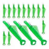 MUELODSIC 200 Stück Automatische Nadeleinfädler Fischmaulform Nähmaschinen und Handnähzubehör aus Robustem ABS Metall Kompakt Universell Einsetzbar für Schnelles Einfädeln Beim Nähen und