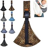 Babytrage, Tragetuch, Babytragetasche, Hüfttasche, verstellbar, Seitentragetuch und atmungsaktiv, für Neugeborene und Kleinkinder bis 15 kg (E)