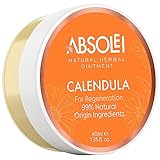 Absolei Ringelblumensalbe, natürliche Salbe für Verbrennungen, Wunden und Schnittwunden, 40 ml