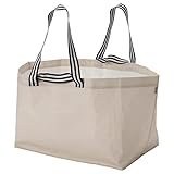 IKEA Gorsnygg Tragetasche, groß, 57 x 37 x 39 cm, 71 l, Hellbeige