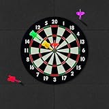 DTOFOOT Dartboard Wandschutz Filz, 6 Stück Selbstklebende Dartscheiben Umrandung Dartboard Filz Wandfliesen Umrandung Faserplatte für Wandschutz 30 x 30 cm