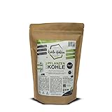 KohleHelden - Pflanzenkohle, EBC AgroBio Zertifiziert, Biokohle, Biochar für TerraPreta, Bodenverbesserer, Konzentrat, Wasser- und Nährstoffspeicher (Normal, 2000, Milliliter)