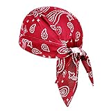 Sport Bandana Cap Hat Anti-UV Schutz Kopfbedeckung Mütze Schädelkappe Damen Herren Kopftuch Piratenmütze Bikertuch Stirnband Fahrradmütze Sommer Unterm Radhelm Piratenhut